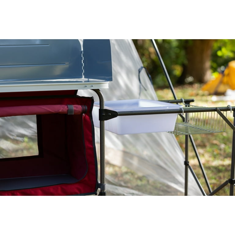 Ozark trail deluxe portable camp kitchen table and grill stand online