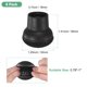thumbnail image 3 of Uxcell 8 Paquete de Protectores de Piso para Patas de Silla que se Ajustan a 0.78"-1" Copas de Silicona Almohadillas Redondas de Fieltro para Muebles Negras, 3 of 7