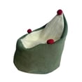 thumbnail image 3 of Sofá de casa de muñecas a escala 1/12, accesorios para casa de muñecas, juego de simulación, sofá pequeño hecho a mano, bricolaje Verde, 3 of 7