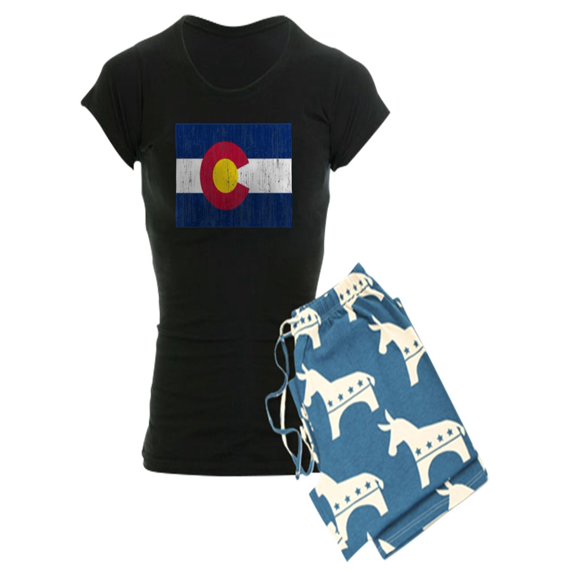 CafePress - Colorado Flag - Women's Dark Pajamas