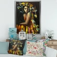 thumbnail image 3 of Designart 'Modern Portrait Of A Young Girl' Modern Framed Art Print, 3 of 4