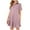 Pink, variant on FcBaudy Short Sleeve Turndown Collar Dress,Womens Dresses,Summer Dresses for Women Women's Summer Solid Color Lapel Short Sleeved Buttoned Open Chest Pleated Ruffled Dress Short Skirt Women Dress