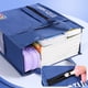 thumbnail image 5 of Bolsa de tutoriales Bolsa de mano para estudiantes Bolsa para libros Bolsa para documentos Bolsa de lona de gran capacidad Bolsa para arte Tutorial Documentos para tareas de clase Akmoler, 5 of 7