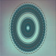 thumbnail image 1 of Ahgly Company Machine Washable Indoor Square Transitional Northern Lights Blue Area Rugs, 5' Square, 1 of 7
