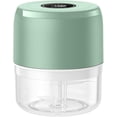 thumbnail image 1 of Machacador de ajo eléctrico, prensa de ajo doméstica, procesador de alimentos complementario, mini trituradora de ajo inalámbrica, máquina picadora de ajo multifunción, 1 of 7