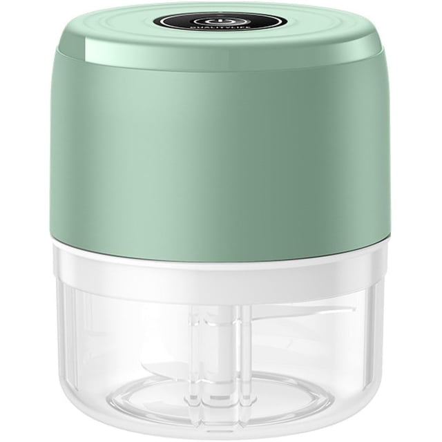 Machacador de ajo eléctrico, prensa de ajo doméstica, procesador de alimentos complementario, mini trituradora de ajo inalámbrica, máquina picadora de ajo multifunción