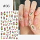 thumbnail image 1 of Pegatinas de uñas 3D de flores moradas, hoja verde, Floral, cereza, primavera, arte de uñas, calcomanías de agua, deslizadores, manicura, mariposa, decoración de puntas de uñas Tan Jianjun unisex, 1 of 2