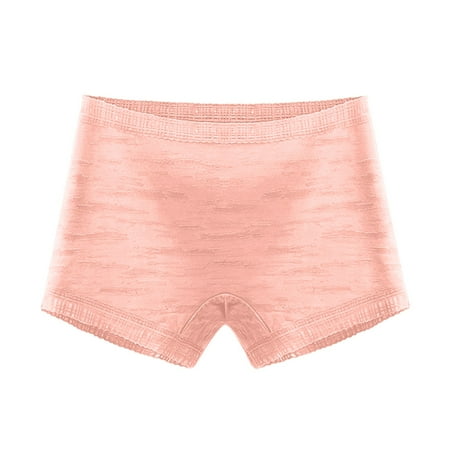 

Underwear Women Womens Cotton Underwear High Waisted Control Top Full Coverage Briefs Soft Breathable Panties(L Pink)