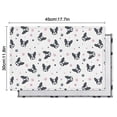 thumbnail image 6 of French Bulldog Summer Placemats Table Placemats Set Of 4-Linen Kitchen Washable Placemats Table Mats 11.8"x17.7"Non-Slip Heat Resistant, 6 of 6
