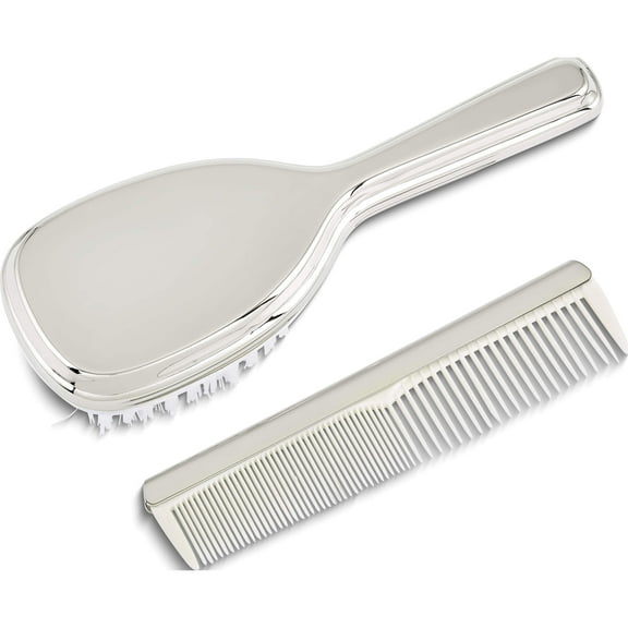 Fashion Nickel-Plated Girls Brush And Comb Set (6 X 2.1) Made In China gp473