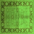 thumbnail image 1 of Ahgly Company Indoor Square Oriental Green Industrial Area Rugs, 3' Square, 1 of 4