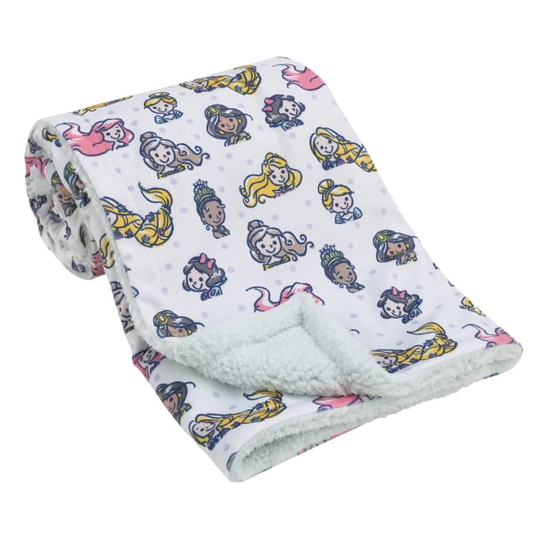 Manta para bebé Disney Princess Super Soft Sherpa Back