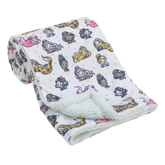 Manta para bebé Disney Princess Super Soft Sherpa Back