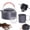 Grey with pour over & cup, variant on REDCAMP 25 PCS Camping Cookware Mess Kit, 800ml (28oz) Backpacking Camping Pot+Pan Set, Lightweight and Compact Cookware for Hiking, Picnic and Camping, Red