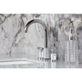 thumbnail image 2 of Kingston Brass FSC8921KNL Convergent Two-Handle 3-Hole Deck Mount Widespread Bathroom Faucet with Knurled Handle and Brass Pop-Up in Polished Chrome, 2 of 8