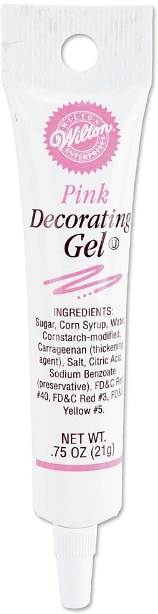 Wilton Decorating Gel, Pink 0.75 oz (Pack of 4)