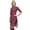 Burgundy, variant on Bimba Women's Designer Burgundy Printed Tunic Top Sassy Kurta Festive Kurti-16