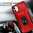 thumbnail image 5 of Funda para GANGXUN iPhone 11 - Soporte metálico, Función magnética, Rojo, 5 of 5