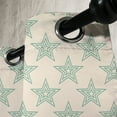 thumbnail image 3 of Ambesonne Stars Grommet Curtain, Bullseye Shapes Pattern, 50" x 72", Beige and Pale Green, 3 of 6