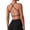 Black, variant on Women'S U Shaped Low Back Crisscross Straps Backless Bra Color M