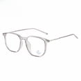 thumbnail image 3 of Gafas de lectura con montura grande y antiluz azul de moda, espejo de primer plano terminado, espejo decorativo para computadora, 3 of 5
