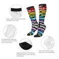 thumbnail image 4 of Autism Awareness Knee High Socks for Women Long Leg Warmers Socks, 4 of 7
