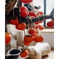 thumbnail image 3 of Artificial Persimmon Fruit String Decor 33.8" Long, 3 of 9