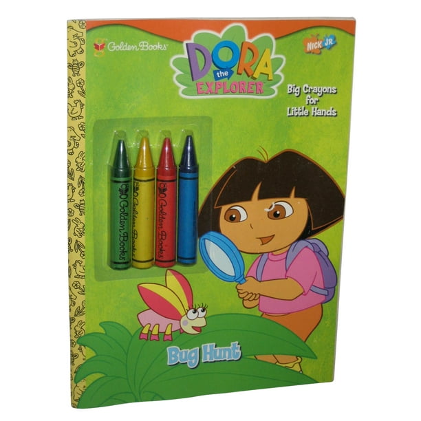 Download Nick Jr Dora The Explorer Bug Hunt Coloring Golden Book W Crayons Walmart Com Walmart Com