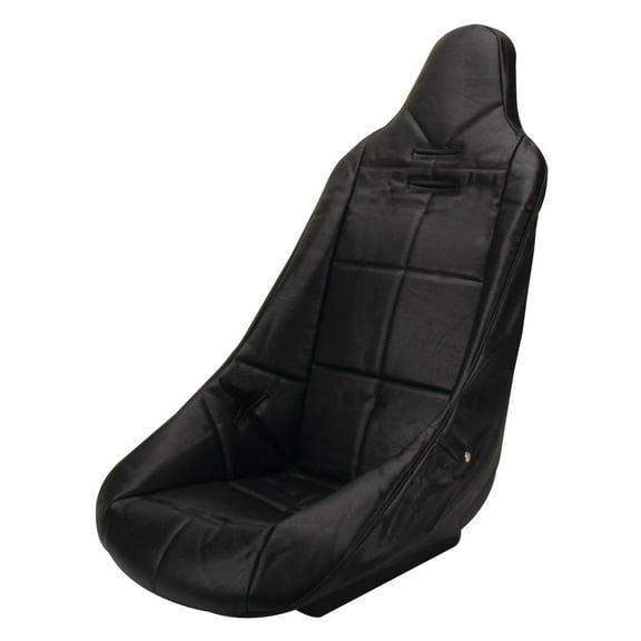 EMPI 62-2310 High Back Bucket Seat Cover, Black w/Square Pattern, Each