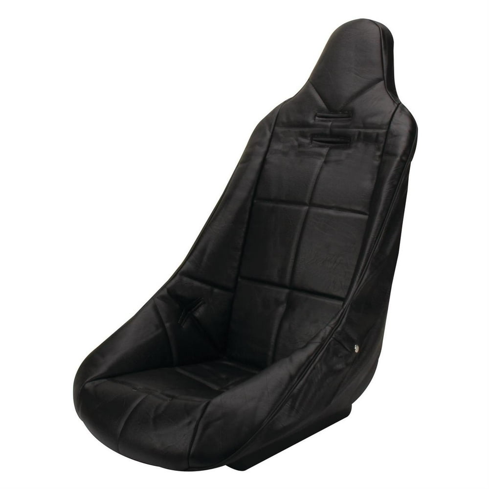 EMPI 622310 High Back Bucket Seat Cover, Black w/Square Pattern, Each