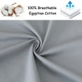 thumbnail image 3 of Kitsin Fitted Sheet Extra Deep Pocket, 600-Thread-Count 100% Egyptian Cotton Wrinkle Resistant Soft & Silky Bed Sheet for Mattress, 3 of 7