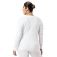 thumbnail image 4 of Fruit Of The Loom Women's Eversoft Waffle Thermal Top, 4 of 5