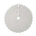 thumbnail image 3 of Mecorevxz Christmas Tree Skirt 48 Inches Large Decorative Knit Christmas Party Gift Wave Bow(White), 3 of 9