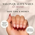 thumbnail image 5 of Glamnetic Press-On Nails – Red Affair | Sparkly Red French Tip Nails, " Salon Quality" , 30 Count, 5 of 6