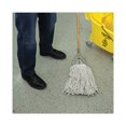 thumbnail image 6 of Boardwalk BWK601 Quick Change 0.88 in. Diameter x 54 in. Metal Head Wooden Mop Handle - Junior, Natural, 6 of 6