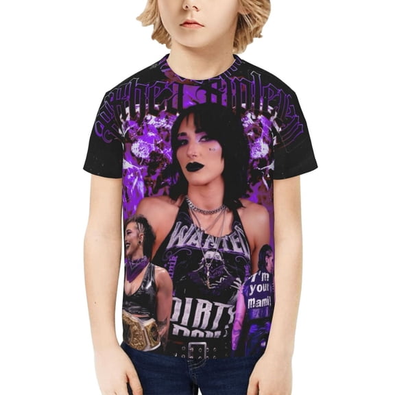 Boys Girls Teens T Shirt Graphic Print Casual Short Sleeve Funny Top Tees Shirt for Youth Kids