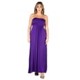 thumbnail image 6 of Plus Size Strapless Empire Waist Maxi Dress, 6 of 7