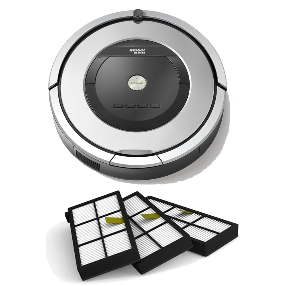iRobot Roomba 860 Robotic Vacuum Cleaner w/AeroForce ...