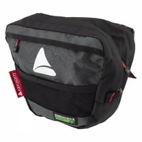 Axiom Seymour Oceanweave P4 Handlebar Bag: Black/Gray
