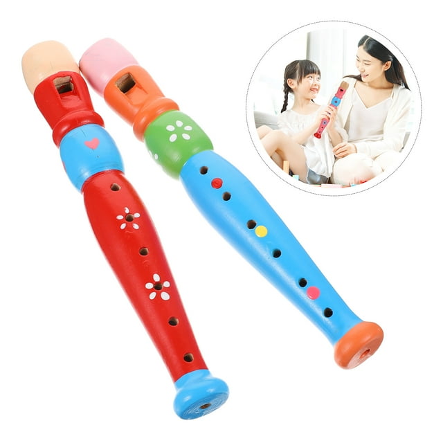 OUNONA 2Pcs Music Instrument Wooden Clarinet For Children's Toy Holiday