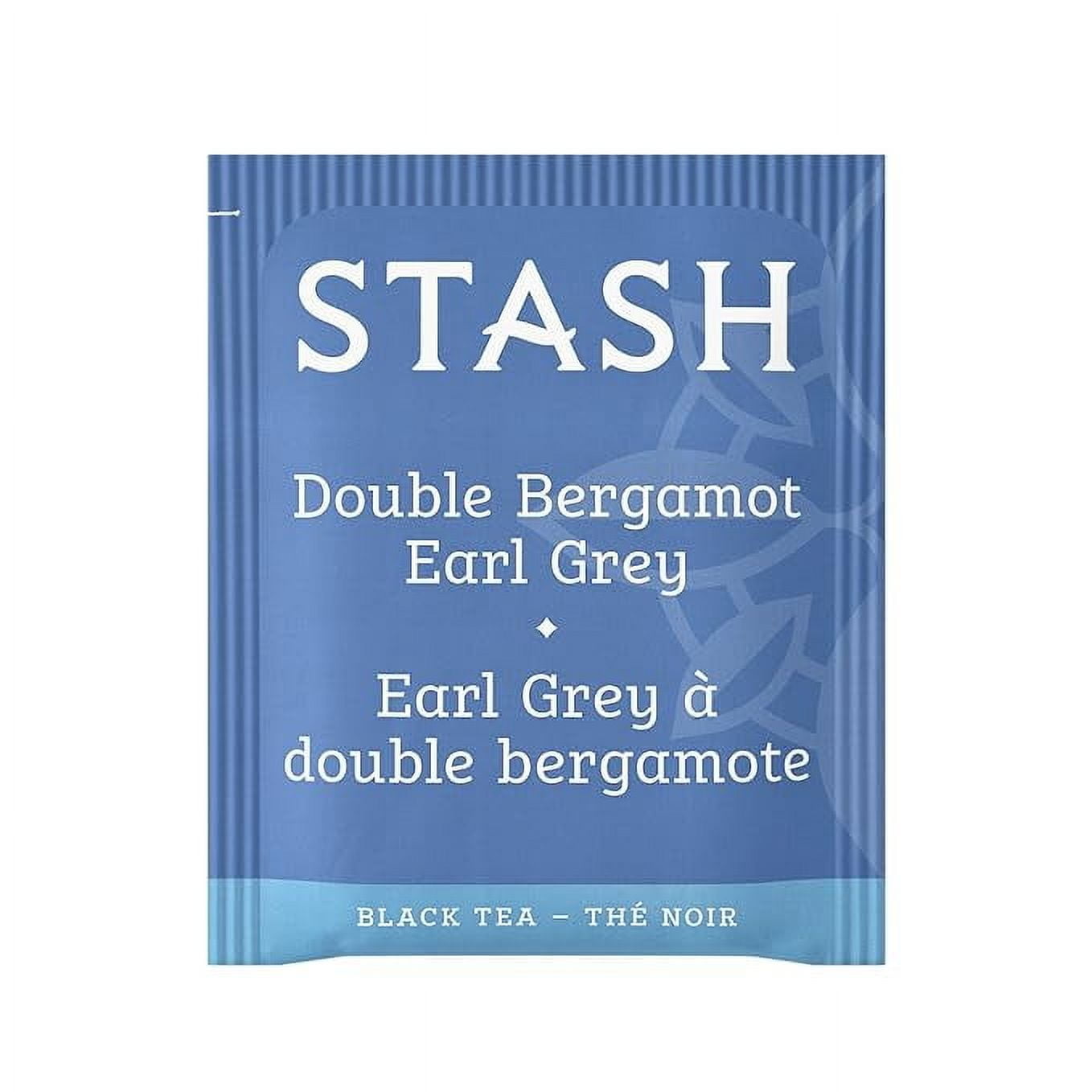 (5 pack) Stash Double Bergamot Earl Grey Black Tea, Tea bags, 18 ct