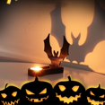thumbnail image 3 of Candelabro de Halloween negro con múltiples formas, suministros para fiestas, candelabro con proyección de sombras de terror, decoración de Halloween de hierro, 3 of 6
