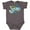 Charcoal Grey, variant on Inktastic Hooked on Jesus Christian Boys or Girls Baby Bodysuit