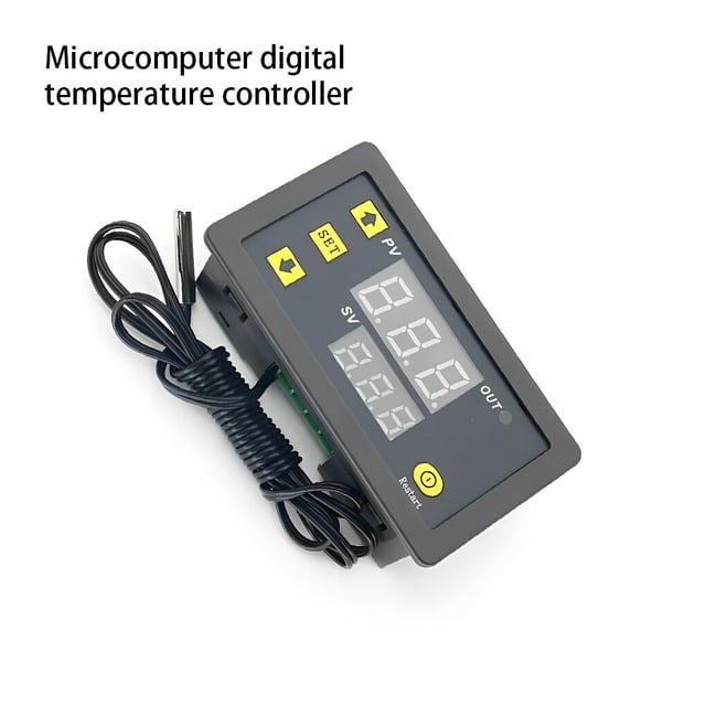 tredstone Thermostat Control LED Display Adjustable Thermostats Multifunctional Controller Heat Cooling Tanks Refrigerator 12V
