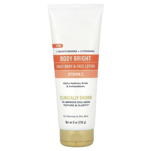 Body Bright Everyday Body And Face Lotion For Normal To Dry Skin Oz (226 G)
