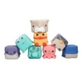 thumbnail image 4 of Toddlers Chewing Toys, Safe  Helpful Educational Baby Soft Blocks Adorable Animal Type  For 6-12 Months Infants, 4 of 8
