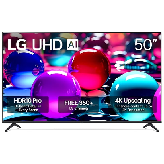 Open Box LG 50" 4K UHD UA75 AI Smart TV, 50UA7500