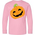 thumbnail image 3 of Inktastic Halloween Pumpkin Long Sleeve Youth T-Shirt, 3 of 5