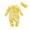 Yellow, variant on Baby Girl Onesies Clearance Newborn Romper Sweater Newborn Romper Set Boy Baby Winter Jumpsuit 12-18 Months