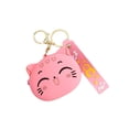 thumbnail image 1 of sweethay Monedero de moda lindo diseño especial cambio monederos conveniente Casual pequeño llavero cartera colgante llaveros almacenamiento Ropa, zapatos y accesorios Miscelánea Rosado sweethay AP014253-02, 1 of 6